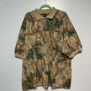 Natural Gear camouflage short-sleeve polo shirt size 3XL